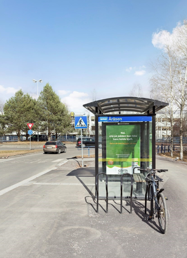 Åråsen busstopp i kort gangavstand fra leiligheten